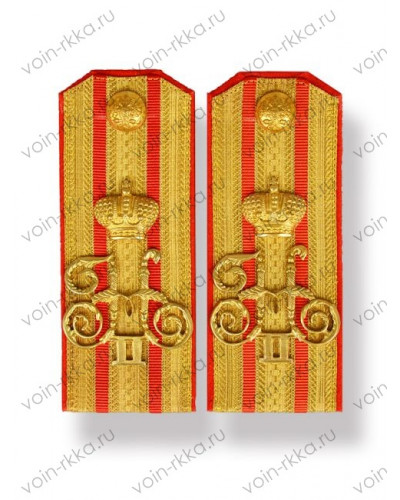 Погоны полковника с вензелями Николая II